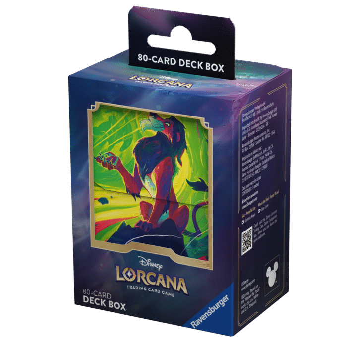 Disney Lorcana: Azurite Sea Deck Box - Scar